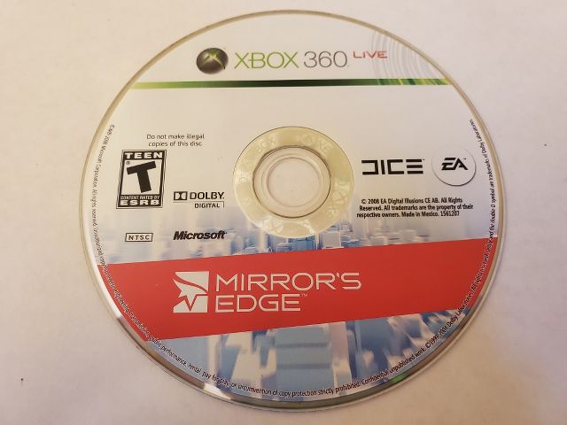 Microsoft Xbox 360 Mirror's Edge video game