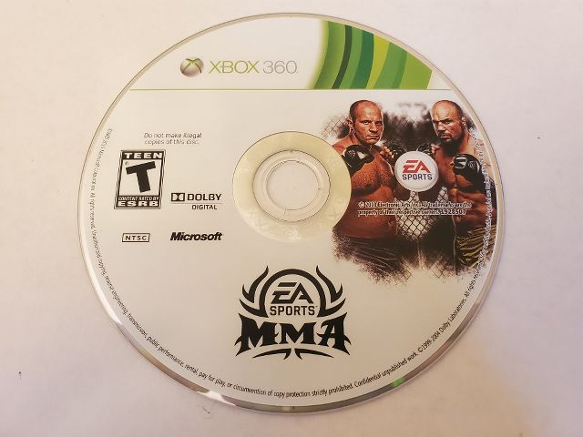 Microsoft Xbox 360 EA Sports MMA video game