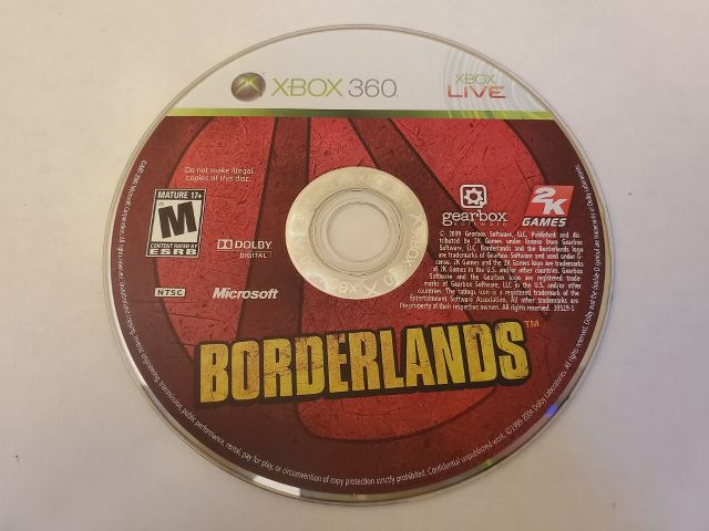 Microsoft Xbox 360 Borderlands video game