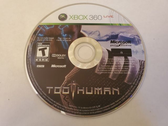 Microsoft Xbox 360 Too Human video game
