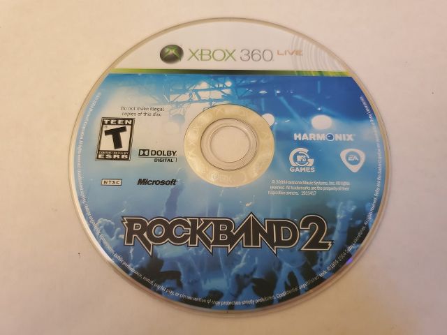 Microsoft Xbox 360 Rockband 2 video game