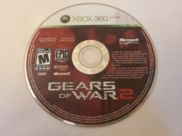 Microsoft Xbox 360 Gears of War 2 video game
