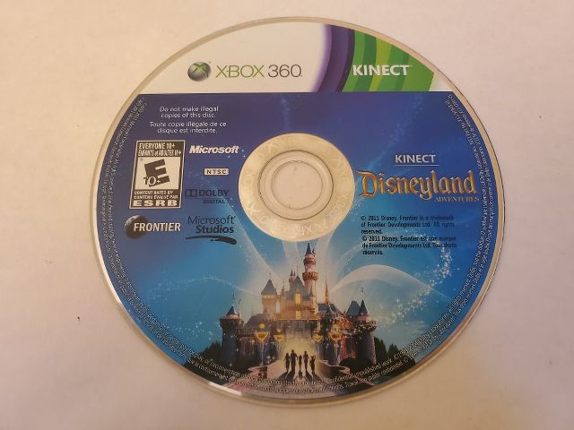 Microsoft Xbox 360 Disneyland Adventures video game