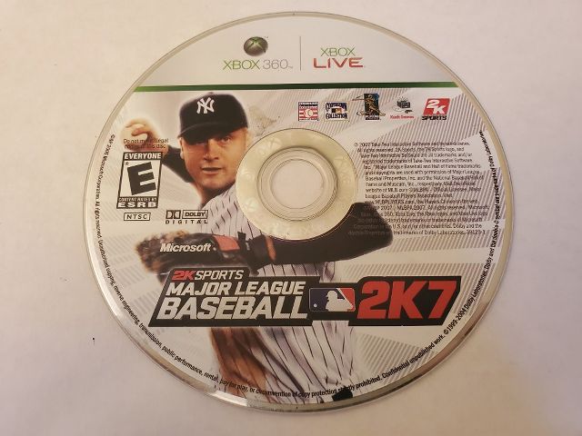 Microsoft Xbox 360 Major League Baseball 2K7 video game