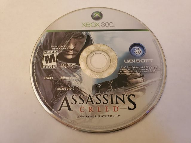Microsoft Xbox 360 Assassin's Creed video game