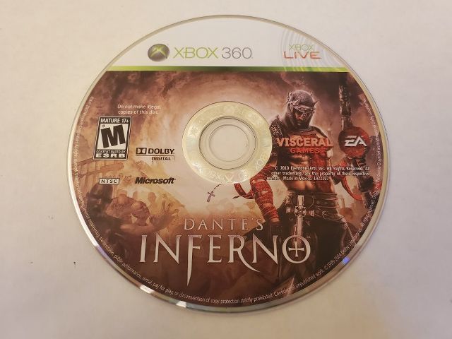 Microsoft Xbox 360 Dante's Inferno video game