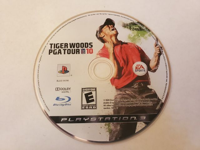 Sony Playstation 3 Tiger Woods PGA Tour 10 video game