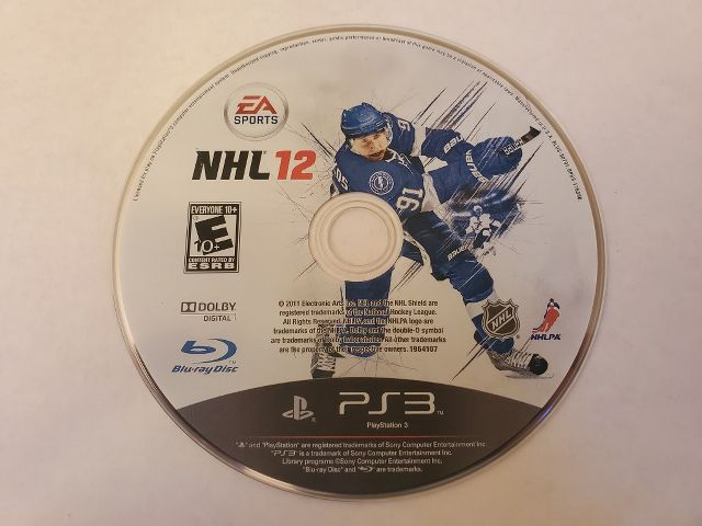 Sony Playstation 3 NHL 12 video game