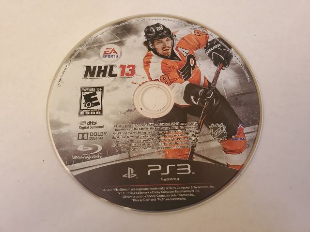 Sony Playstation 3 NHL 13 video game