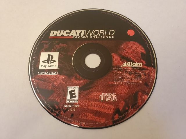 Sony Playstation 1 Ducati World Racing Challenge video game