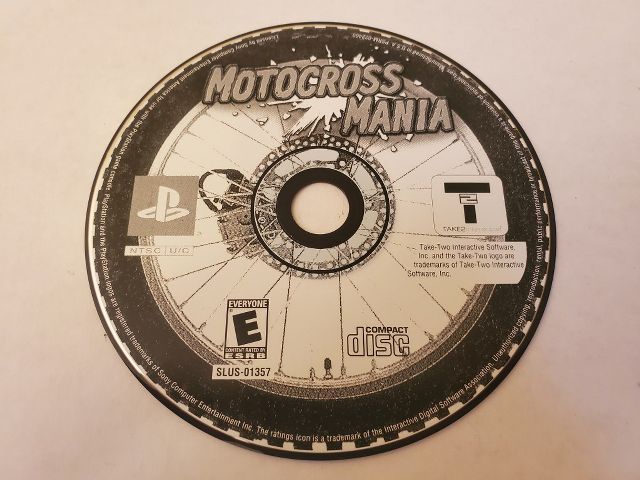 Sony Playstation 1 Motocross Mania video game