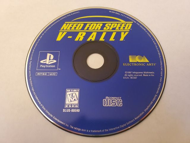 Sony Playstation 1 Need For Speed V-Rally video game