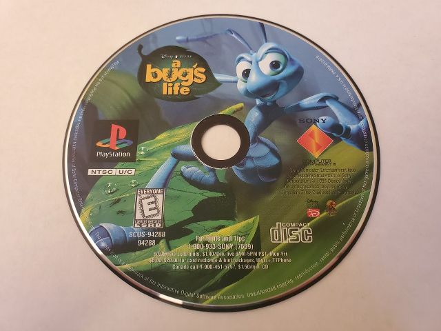 Sony Playstation 1 A Bug's Life video game