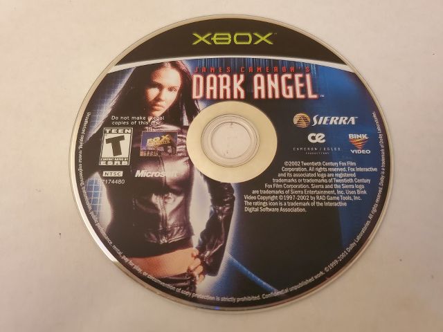 Microsoft Xbox Dark Angel video game