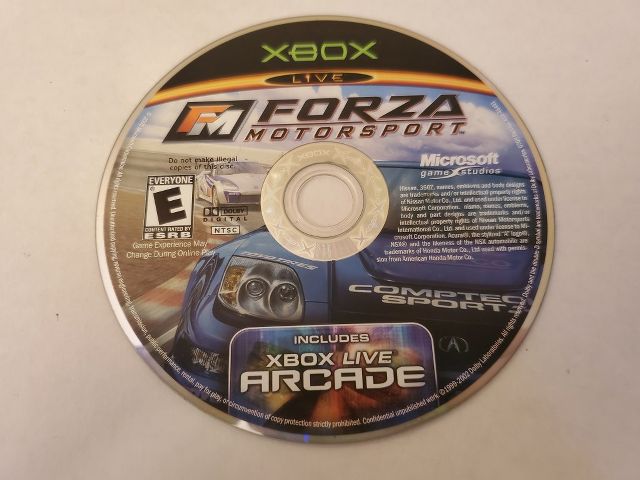 Microsoft Xbox Forza Motorsport video game