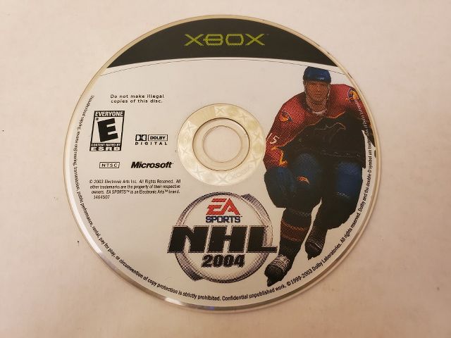 Microsoft Xbox NHL 2004 video game