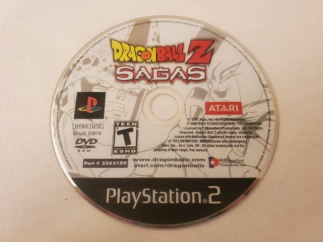 Sony Playstation 2 Dragonball Z Sagas video game