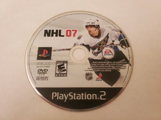 Sony Playstation 2 NHL 07 video game