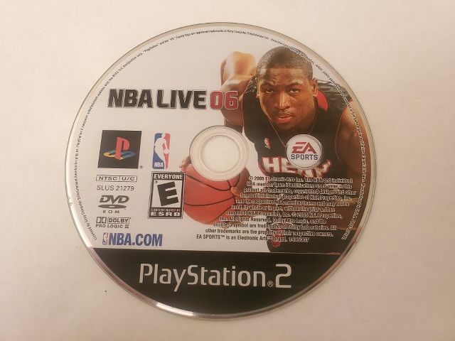 Sony Playstation 2 NBA Live 06 video game