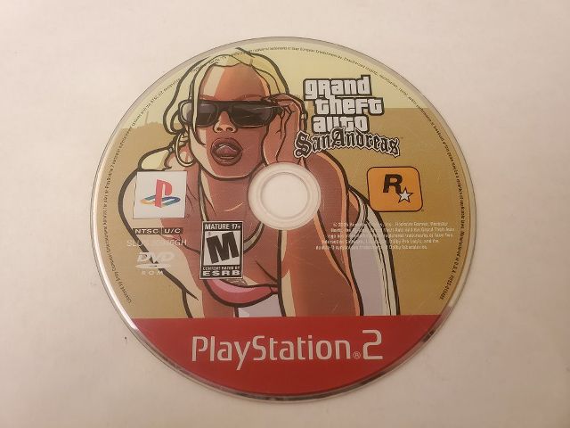 Sony Playstation 2 Grand Theft Auto San Andreas video game