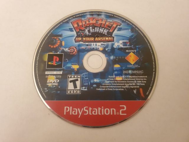 Sony Playstation 2 Ratchet & Clank Up Your Arsenal video game