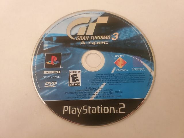 Sony Playstation 2 Gran Turismo 3 A-spec video game