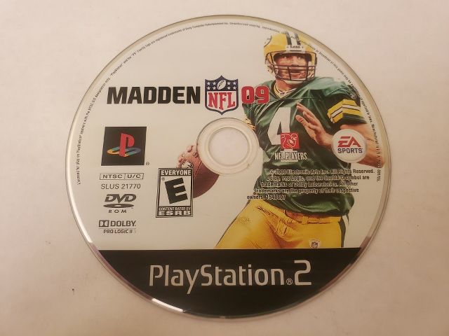 Sony Playstation 2 Madden 09 video game