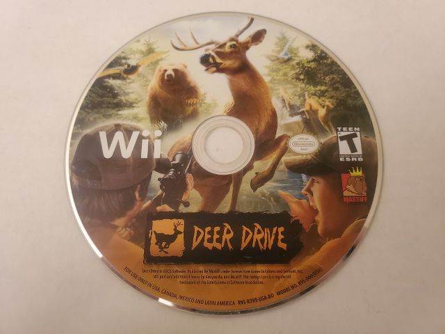 Nintendo Wii Deer Drive video game