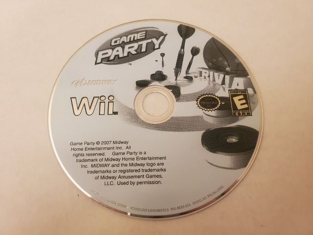 Nintendo Wii Game Party video game