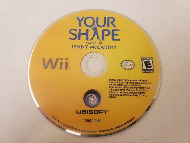 Nintendo Wii Your Shape video game