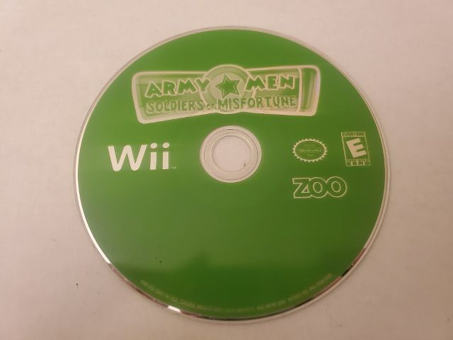 Nintendo Wii Army Men Soldiers of Misfortune video game