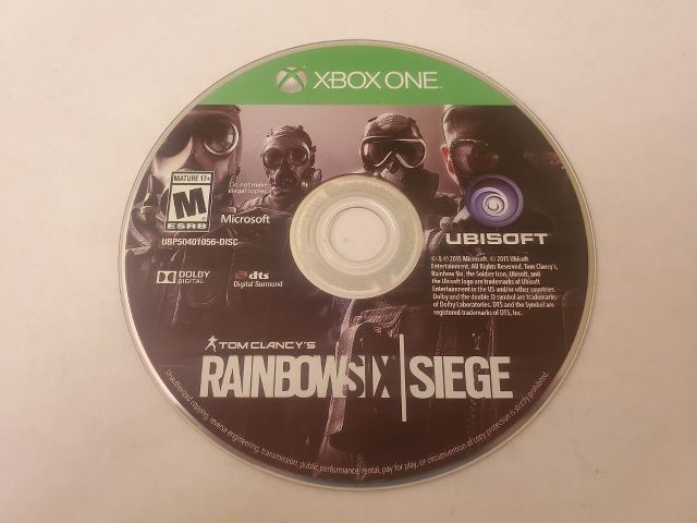 Microsoft Xbox One Rainbow Six Siege video game