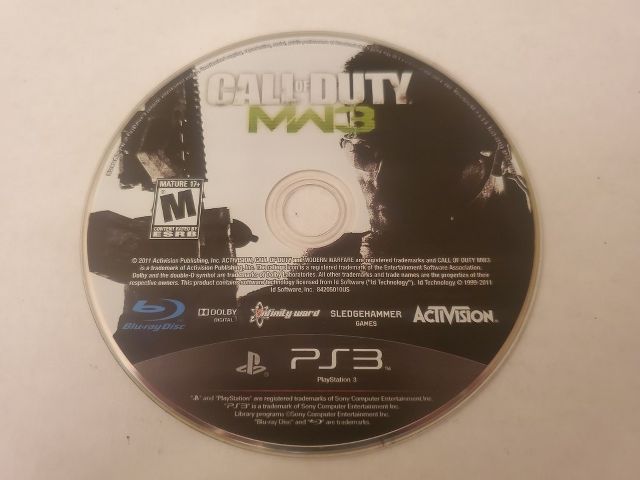 Sony Playstation 3 Call of Duty Modern Warfare 3 MW3 video game