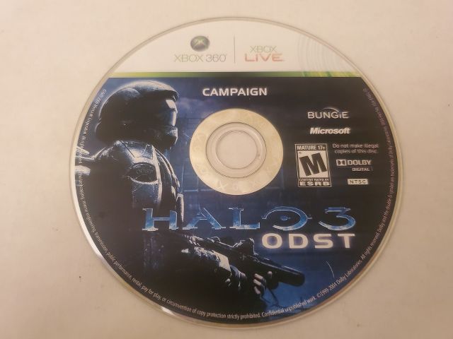 Microsoft Xbox 360 Halo 3 ODST Campaign video game