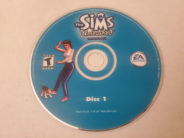 PC The Sims Unleashed Disc 1 video game
