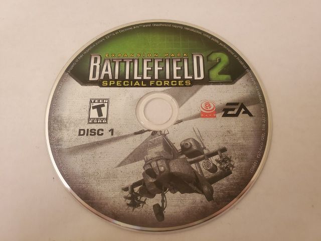 PC Battlefield 2 Special Forces Disc 1 video game