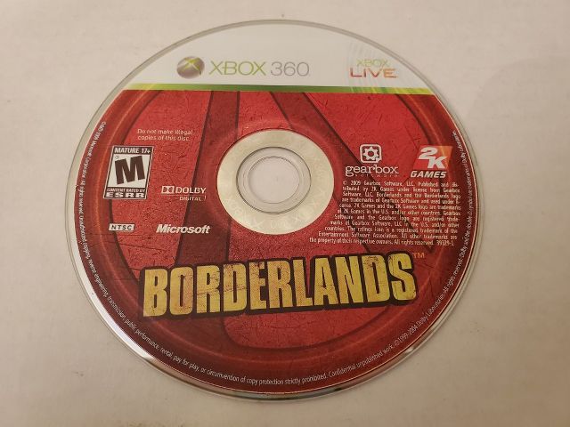 Microsoft Xbox 360 Borderlands video game