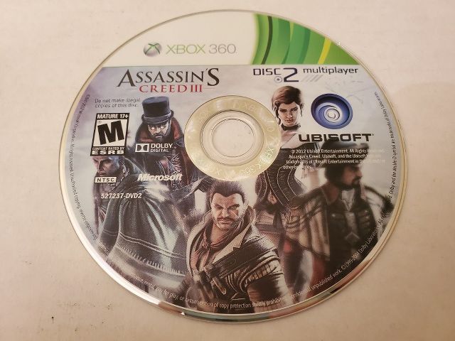 Microsoft Xbox 360 Assassin's Creed III - Disc 2 video game