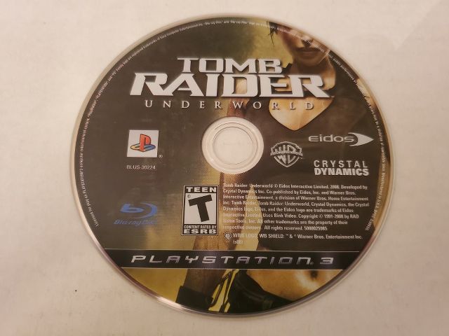 Sony PlayStation 3 Tomb Raider Underworld video game