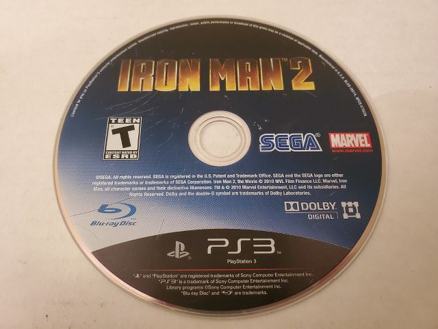 Sony PlayStation 3 Iron Man 2 video game