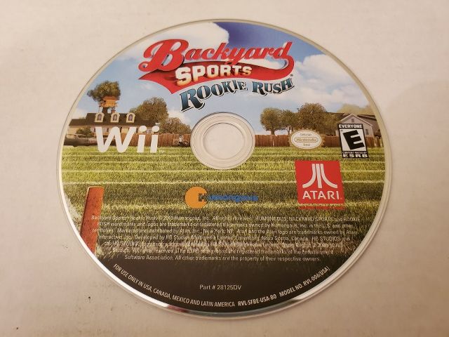 Nintendo Wii Backyard Sports Rookie Rush video game