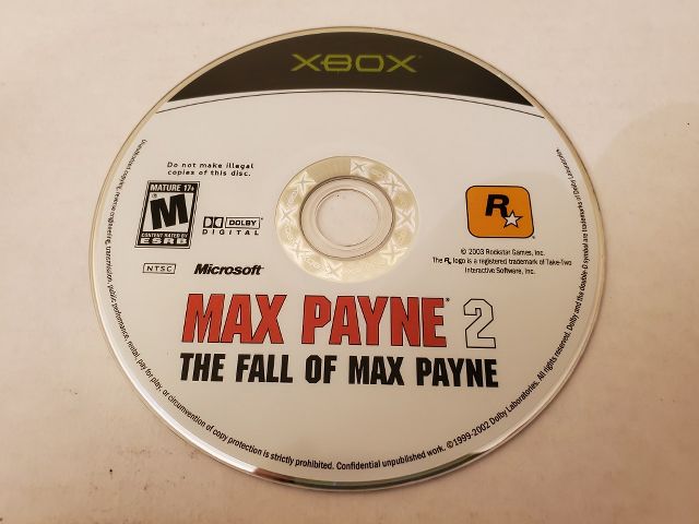Microsoft Xbox Max Payne 2 The Fall of Max Payne video game