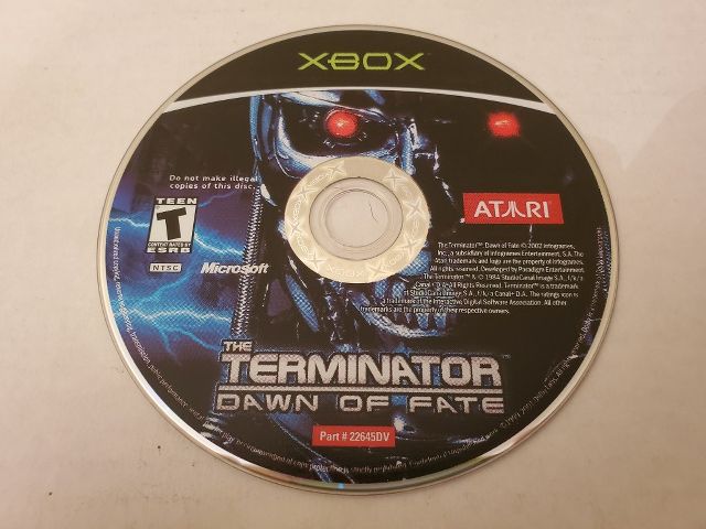 Microsoft Xbox The Terminator Dawn of Fate video game