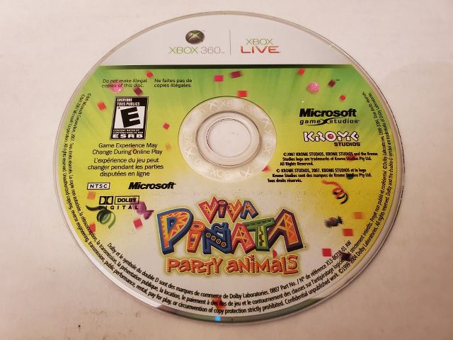Microsoft Xbox 360 Viva Pinata Party Animals video game