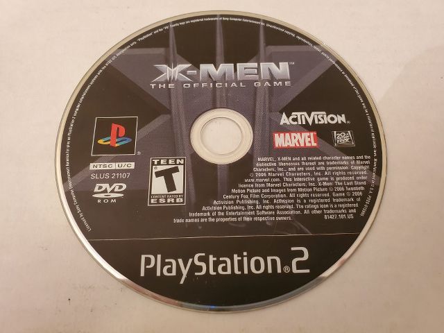Sony PlayStation 2 X-Men The Official Game video game