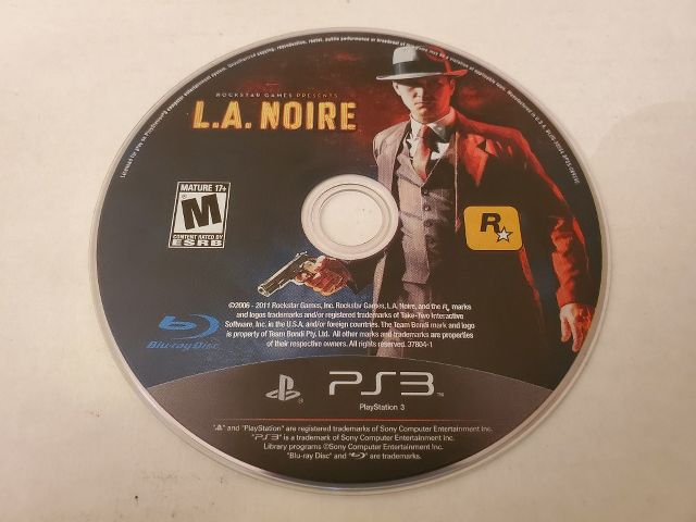 Sony PlayStation 3 L.A. Noire video game