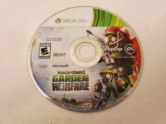 Microsoft Xbox 360 Plants vs Zombies Garden Warfare video game