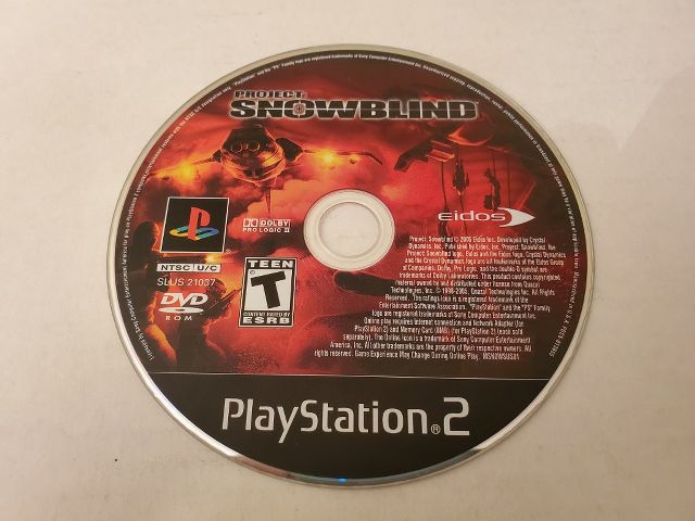 Sony PlayStation 2 Project Snowblind video game