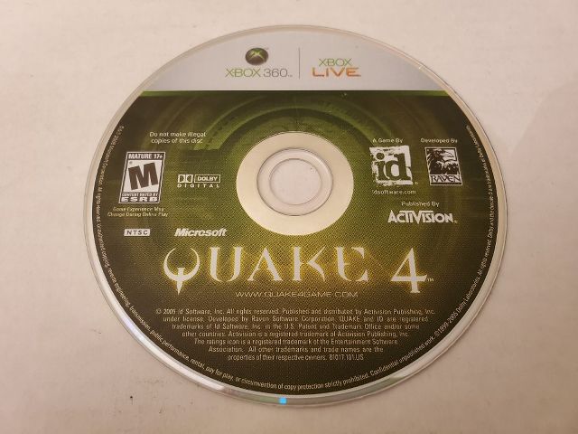 Microsoft Xbox 360 Quake 4 video game