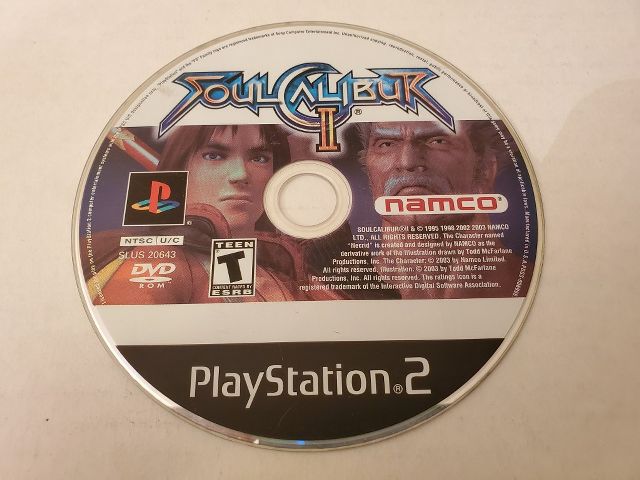 Sony PlayStation 2 Soul Calibur II video game